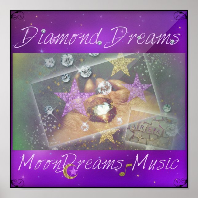 Póster Sueños de diamantes (Frente)