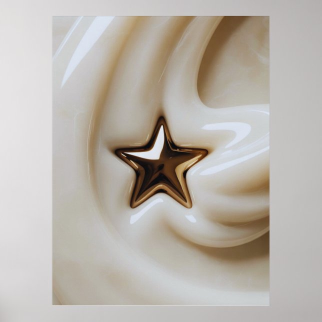 Póster Sueños de Estrellas Derretidas (Frente)
