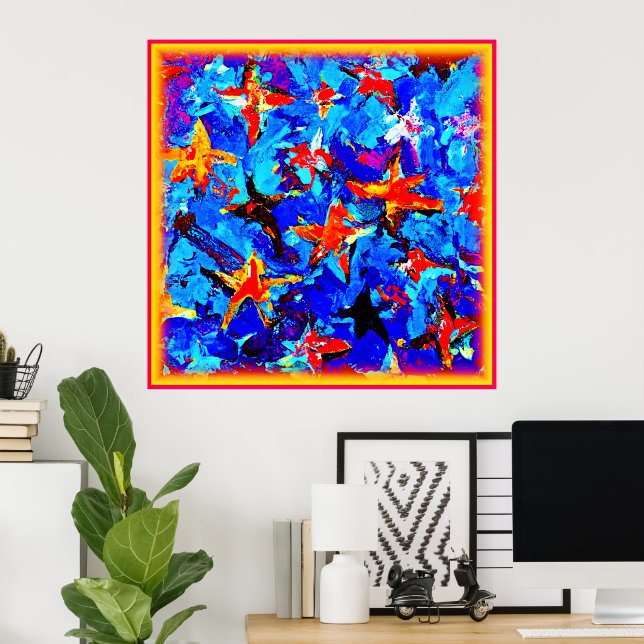 Póster Sueños de estrellas galácticas. ¡Hazte con una en  (Oficina en casa)