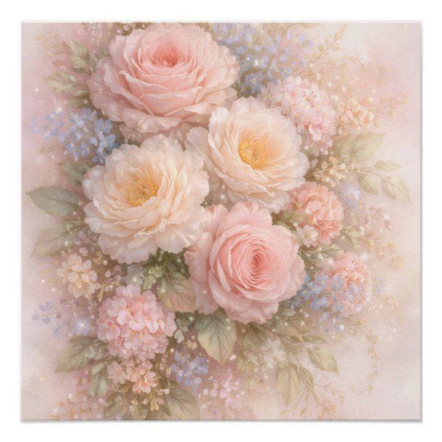 Póster Sueños de Flor Suave (Anverso)