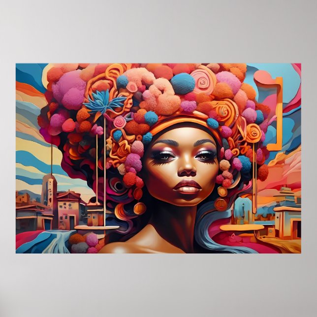 Póster Sueños de la herencia: un futuro vibrante (Frente)