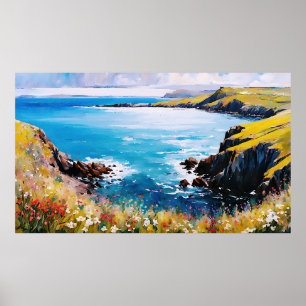 Póster Sueños de marea y brisas de pradera