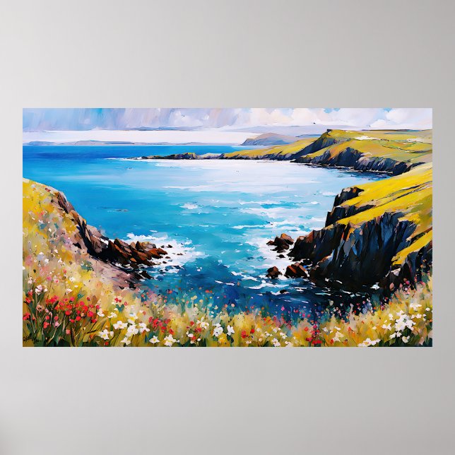 Póster Sueños de marea y brisas de pradera (Frente)