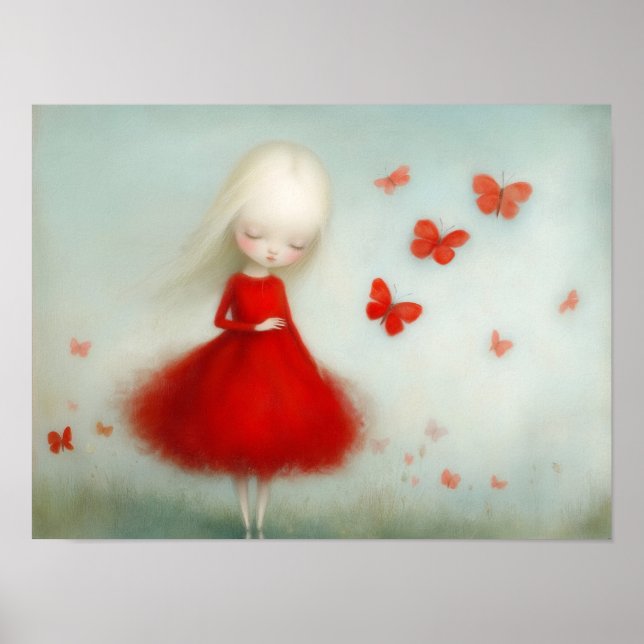 Póster Sueños de mariposa (Frente)