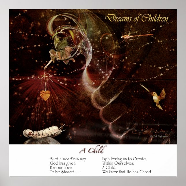 Póster Sueños de niños (Frente)