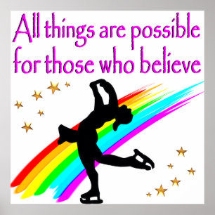 PÓSTER SUEÑOS DE PATINAJE DE FIGURA