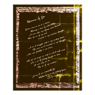 Póster Sueños de pecado