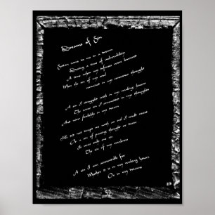 Póster Sueños de pecado