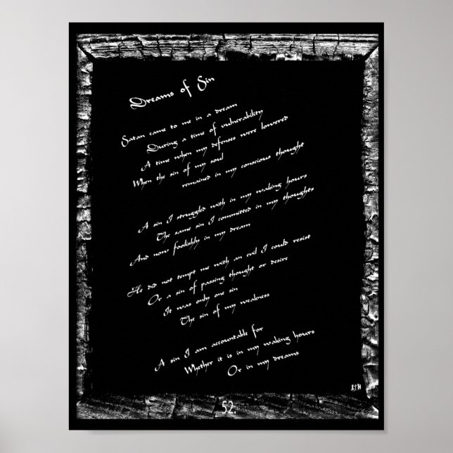 Póster Sueños de pecado (Frente)