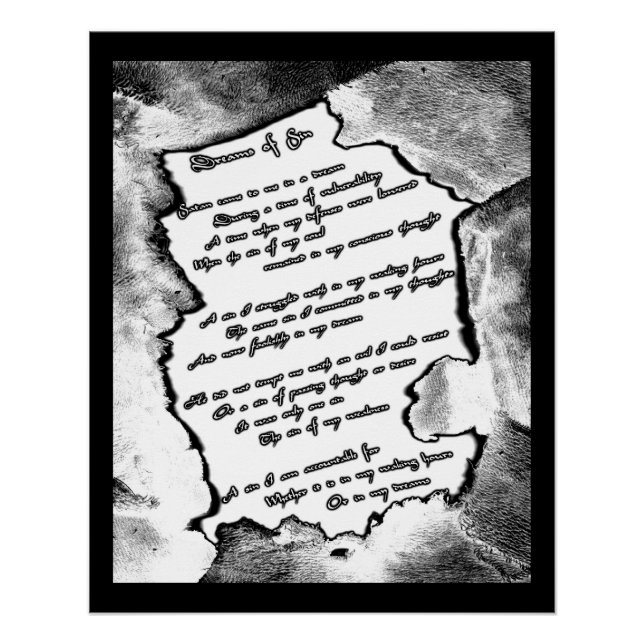 Póster Sueños de pecado (Anverso)