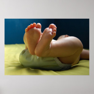 Póster Sueños de pies de bebé