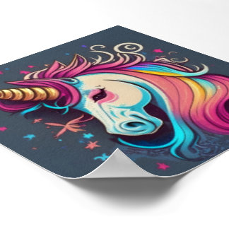 Póster Sueños de Unicorn