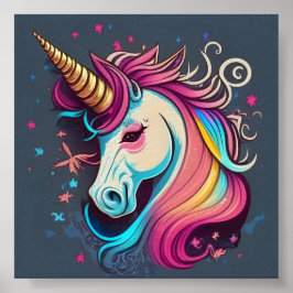 Póster Sueños de Unicorn