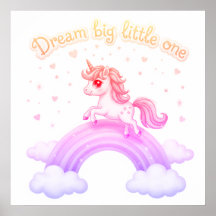 Sueños de unicornio de Kawaii dulce, guardería