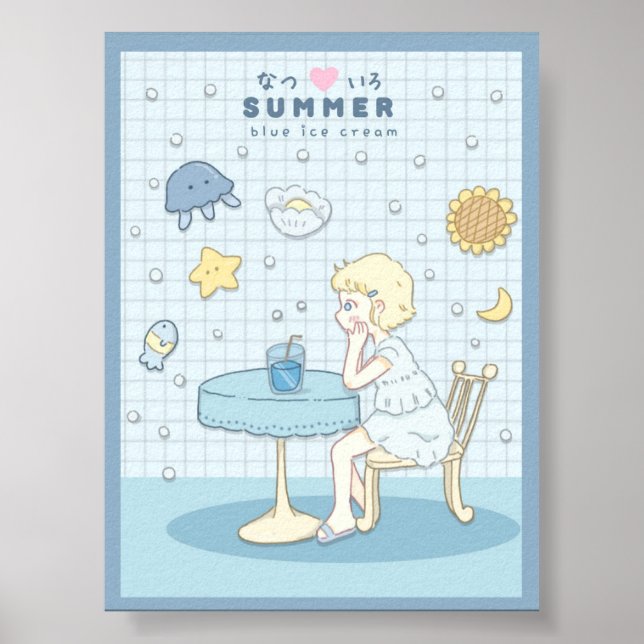 Póster 🌊✩ Sueños de Verano en el Mar ✩🌊  (Frente)