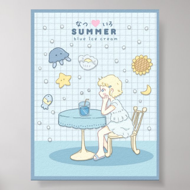 Póster 🌊✩ Sueños de Verano en el Mar ✩🌊  (Frente)