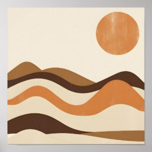 Póster Sueños del desierto besados por el sol