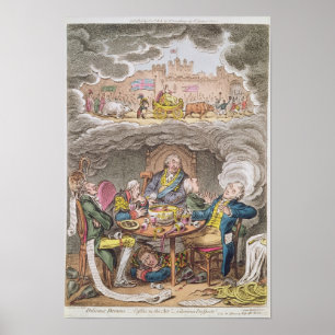 Póster ¡Sueños deliciosos! ¡Castillos en el aire!