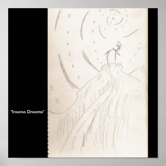 Póster "Sueños dementes"