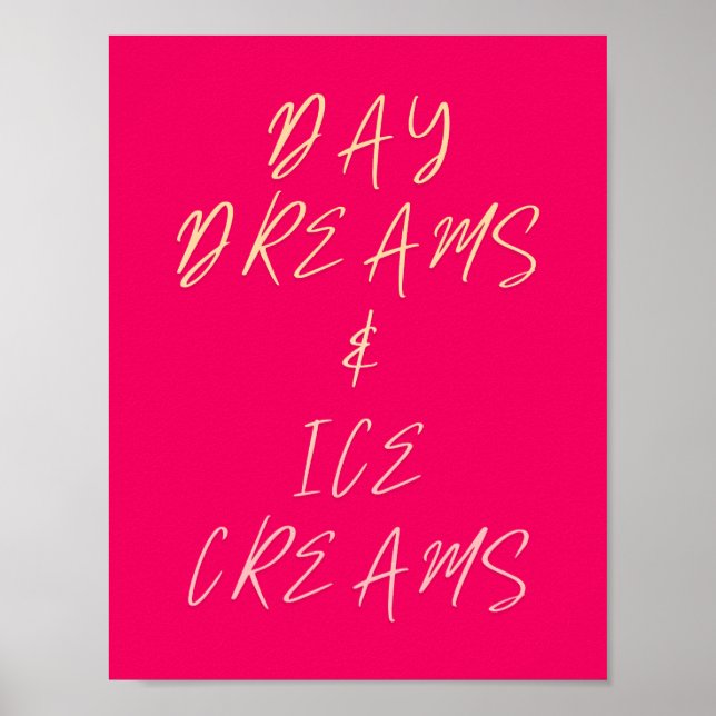 Póster SUEÑOS DIARIOS Y CRIADOS DE HIJO Cita para niños (Frente)