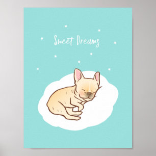 Póster Sueños dulces de Frenchie