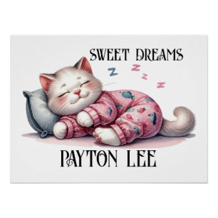 Póster Sueños dulces y preciosos