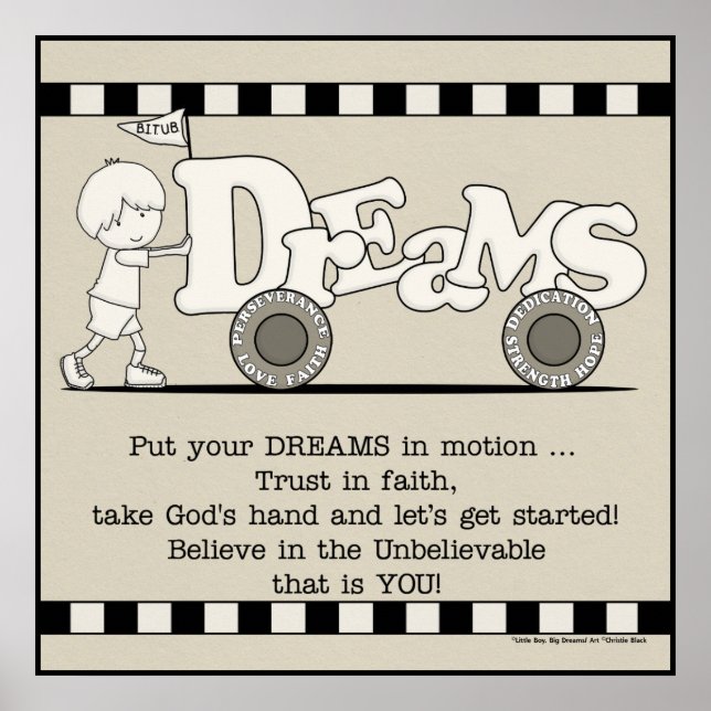 Póster Sueños en movimiento (Frente)