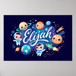 Póster Sueños Espaciales Elijah Wall Art