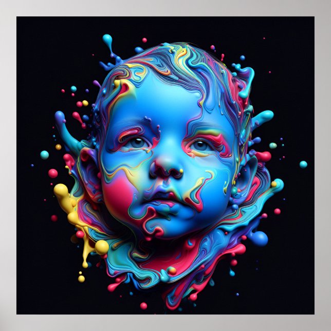 Póster Sueños Inocentes - IA En El Trabajo (Frente)