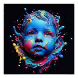 Póster Sueños Inocentes - IA En El Trabajo