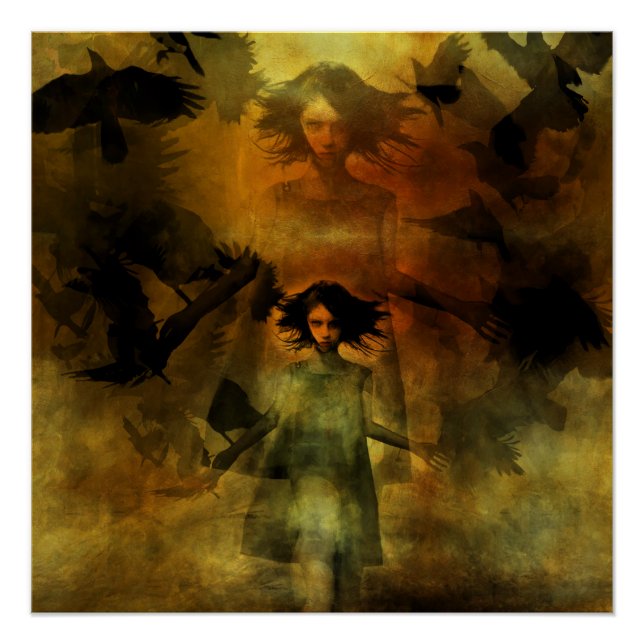 Póster Sueños negros (Anverso)