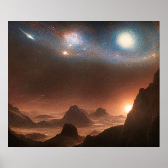 Póster Sueños Planetarios (Frente)