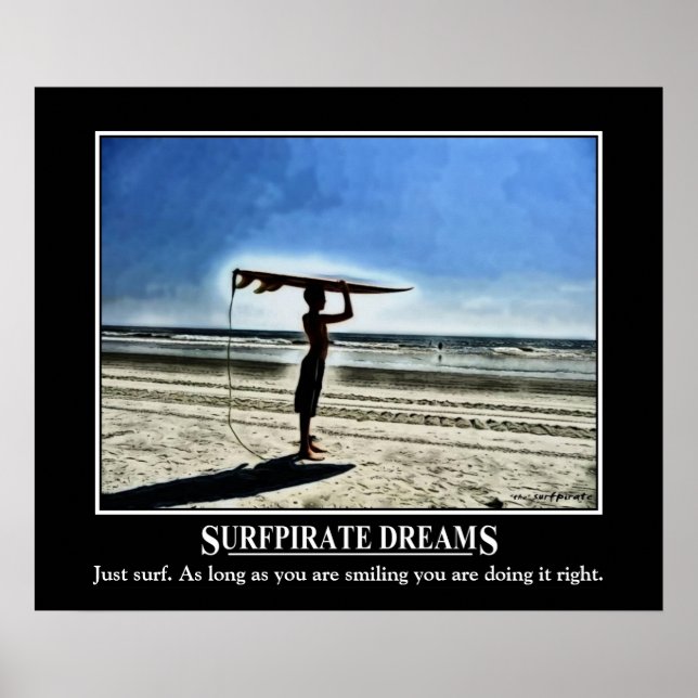 Póster sueños surpiratas (Frente)