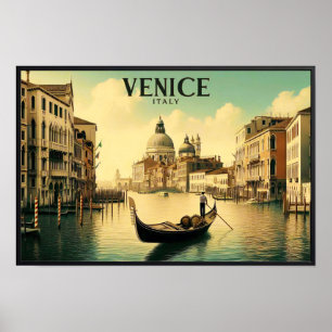 Póster Sueños venecianos: Viajes de Venecia Italia