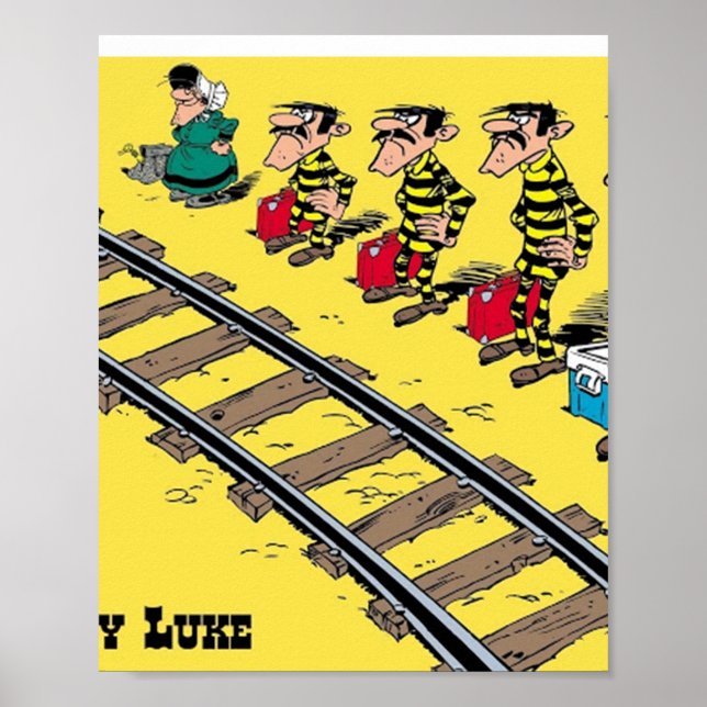 Póster suerte luke daltons anime la película de televisió (Frente)