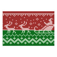 Suéter fea Santa Claus trineo y renos