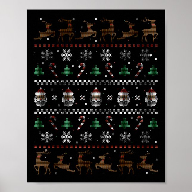 Póster Suéter feo de Navidad  (Frente)