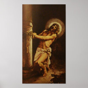 Póster Suffering Servant Jesus Christ Scourged