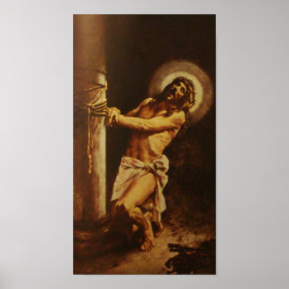 Póster Suffering Servant Jesus Christ Scourged