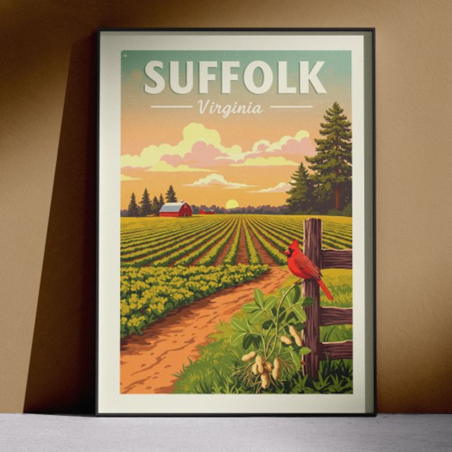 Póster Suffolk Virginia Vintage (Subido por el creador)
