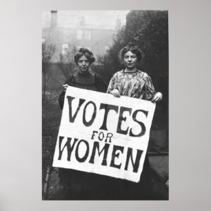Póster Suffragettes - Annie Kenny, Christabel Pank