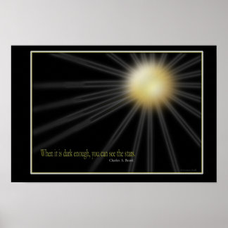 Póster Suficiente oscuro