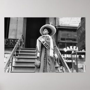 Póster Sufragette de estilo: 1908