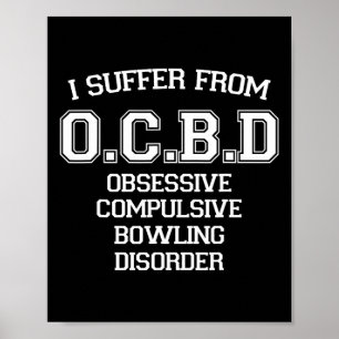 Póster Sufro Ocbd Trastorno Obsesivo De Bolos Compulsivos