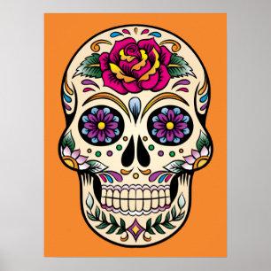 Póster Sugar Skull Poster
