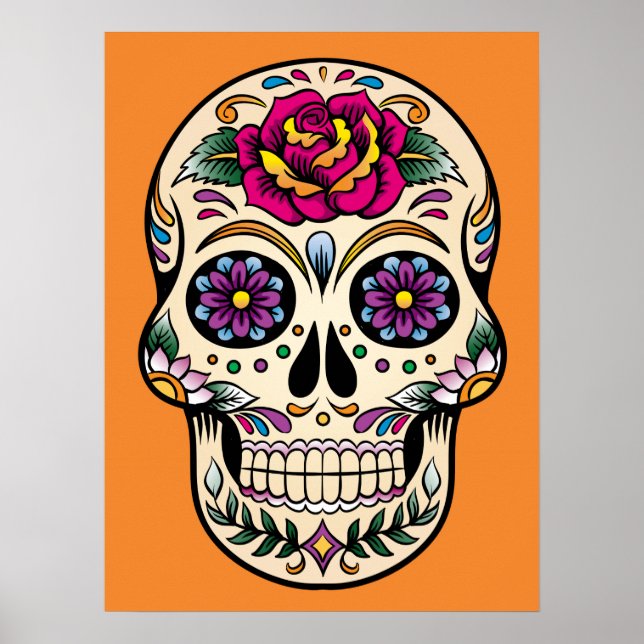 Póster Sugar Skull Poster (Frente)