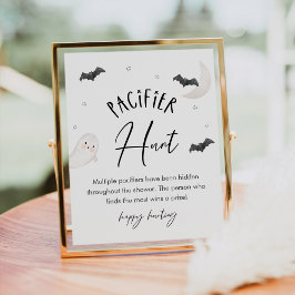 Póster SUGARBOO Pacifier Hunt Baby Shower Game Rótulo