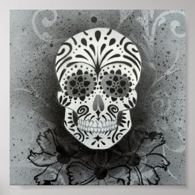 Póster sugarskull (Frente)