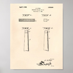 Póster Sugerencia de cola Billiard sin Chalkless 1925 - P