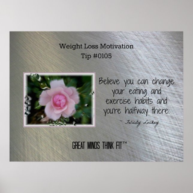 Póster Sugerencia de Poster de motivación de pérdida de p (Frente)